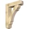 Ekena Millwork Olympic Craftsman Rough Sawn Bracket w/ Offset Brace, Douglas Fir, 8"W x 32"D x 40"H BKT0806X32X40OLY04RDF - alternate 1